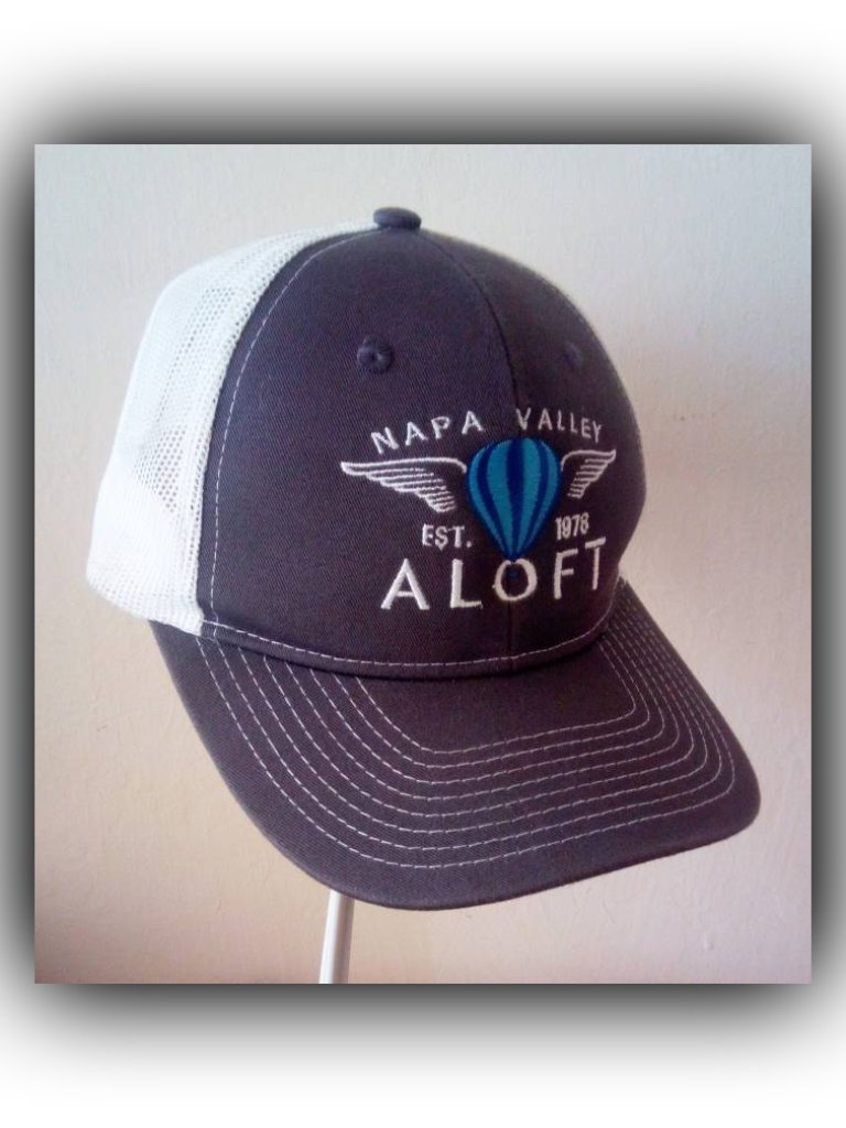 California Napa Valley Aloft Balloon Adventures Hat *Mint* [Unisex Baseball Cap]